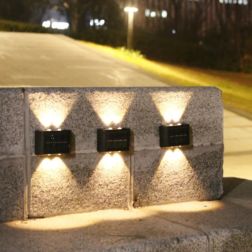 Modern solar Outdoor Wall Light