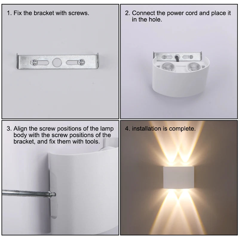 Modern waterproof LED outdoor Wall Light