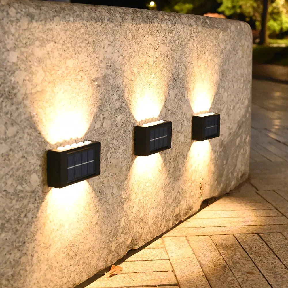Modern solar Outdoor Wall Light