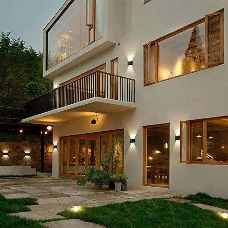 Modern solar Outdoor Wall Light